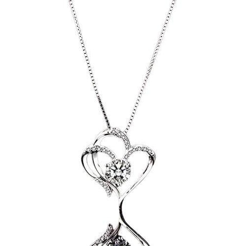 Heart Zircon Necklace - Sharajilee
